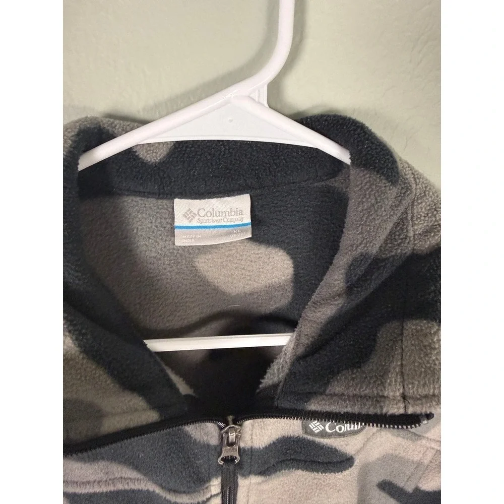Columbia Jacket Womens Large Camo Full Zip High Neck Fleece Outdoor Ladies - Picture 3 of 5